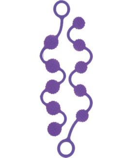 זוג שרשראות אנאליות מסיליקון