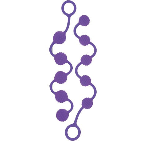 זוג שרשראות אנאליות מסיליקון