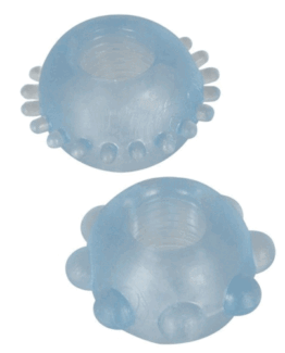 זוג טבעות לחץ לזין- תכלת