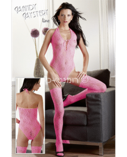 בגד גוף ורוד בתוספת ירכונים מתאימים